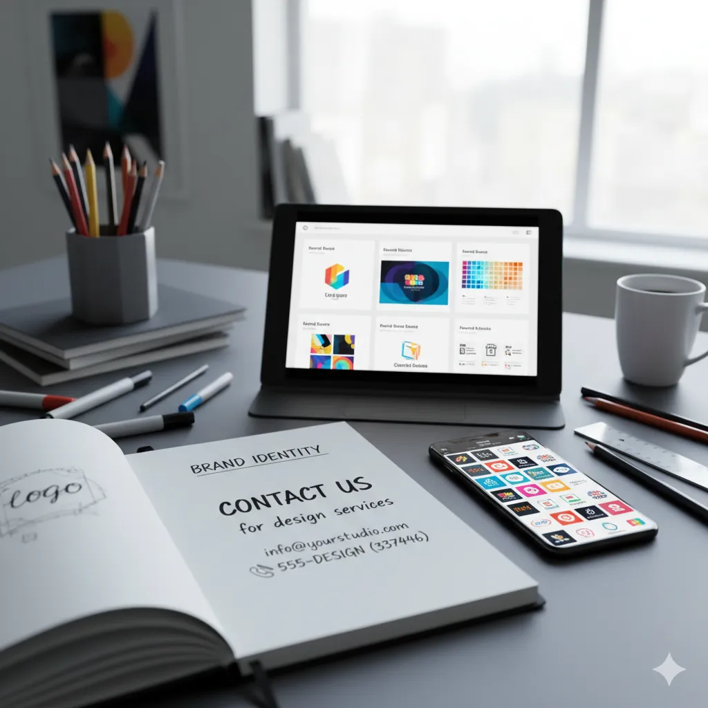 Contact us for brand identity design services